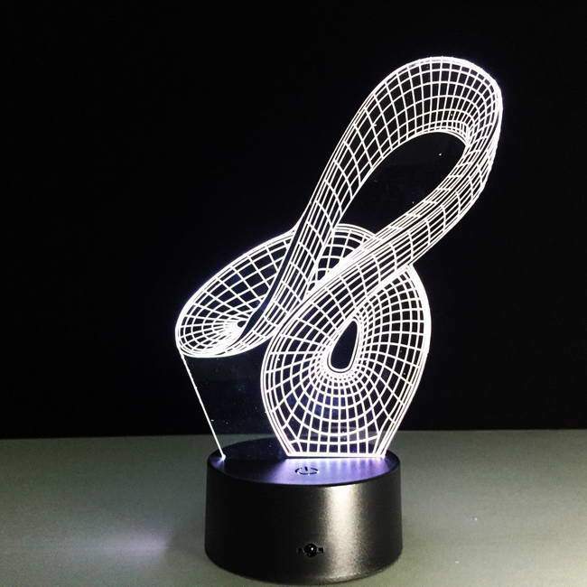 Sculpture 3D Illusion Lamp