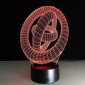 Infinite Circles 3D Illusion Lamp