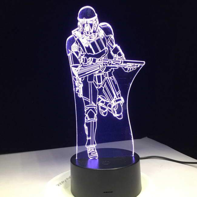 Star Wars Stormtrooper V5 3D Illusion Lamp