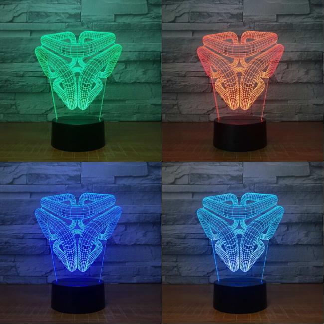 Infinite Cube 3D Illusion Lamp